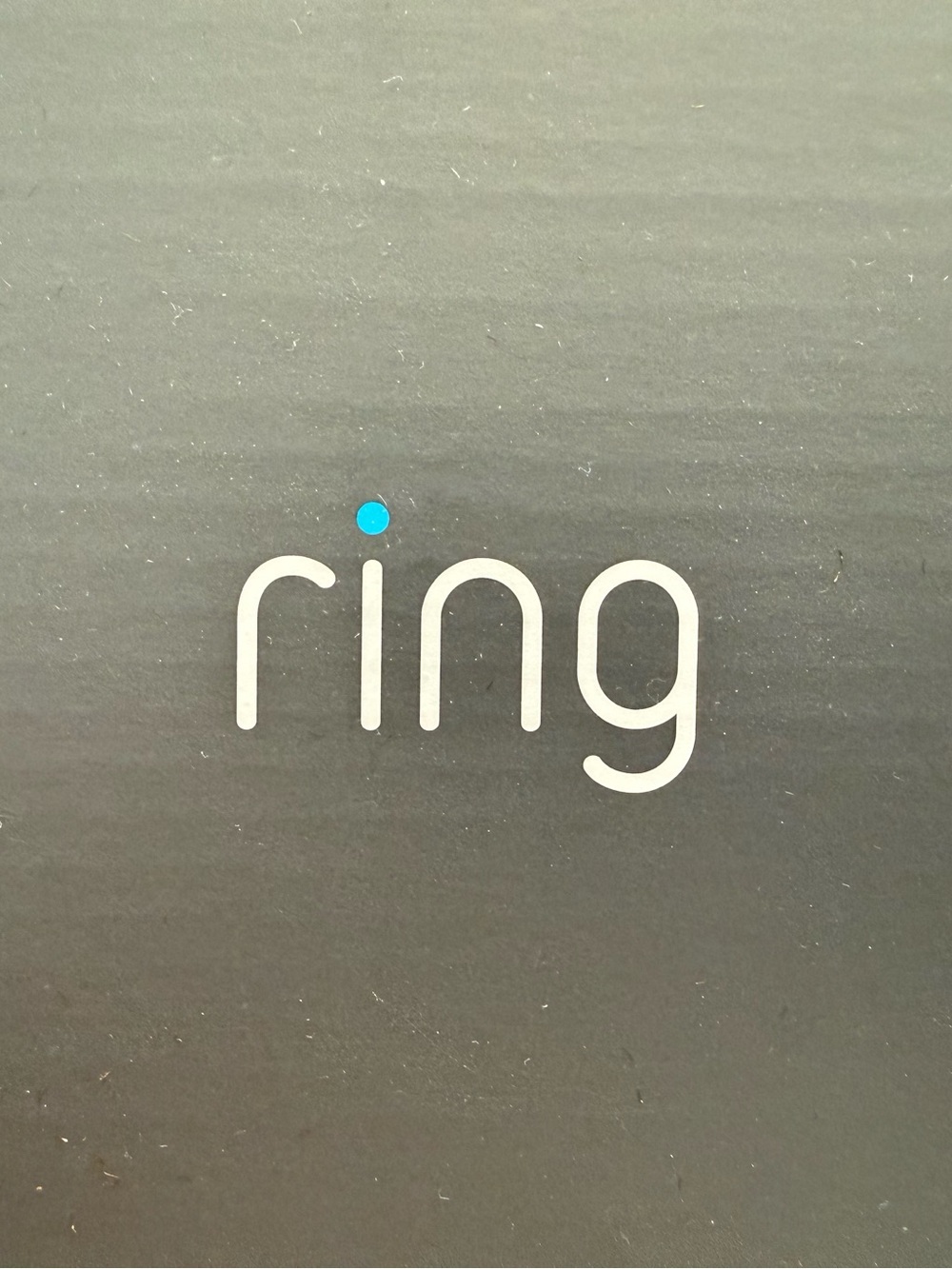 Ring Logo Wall Art in Black and Teal Accent